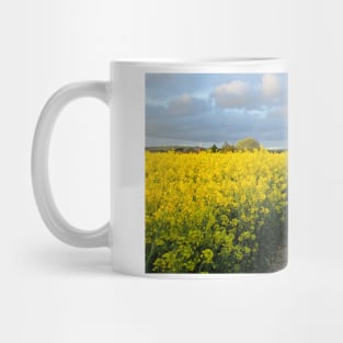 Evening Walk in the Rapeseed Fields Mug